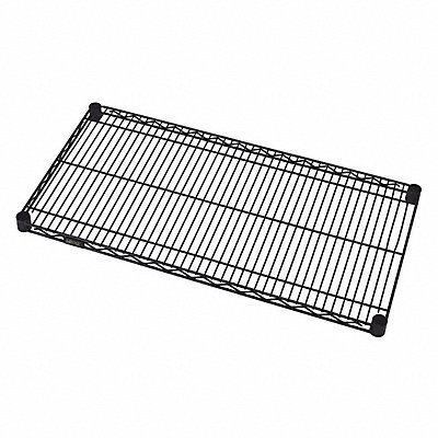 Wire Shelf 12x24in LdCap 600lb MPN:1224BK