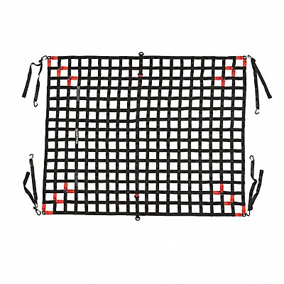 Cargo Net Black Polyester 9 ft 6 L MPN:QAB-FB1