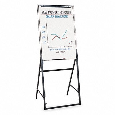 Dry Erase Board Easel Mounted 26 x35 MPN:351900