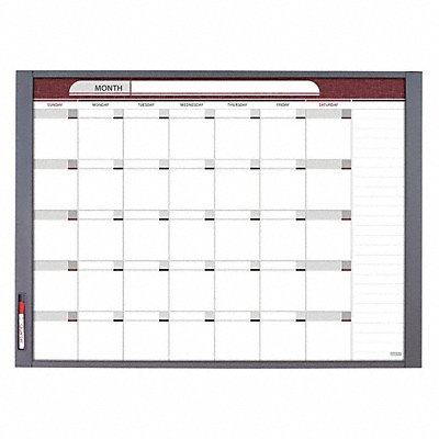 Dry Erase Board Wall Mounted 35 x47-1/2 MPN:72981