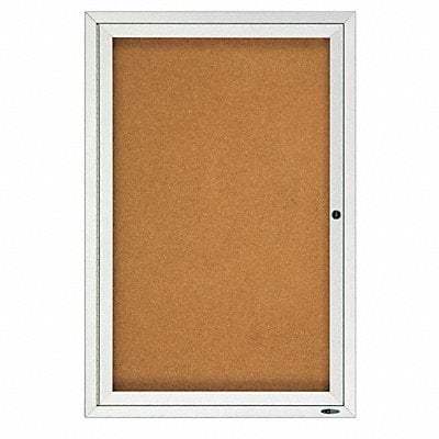 Enclosed Bulletin Board Cork 24 x 36 In. MPN:2121GGS