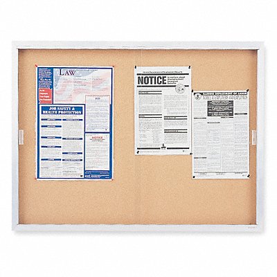 Enclosed Bulletin Board 48 x 72 MPN:D2405