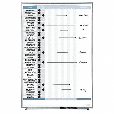 In/Out Board Silver Frame 34 x 23 In MPN:33705