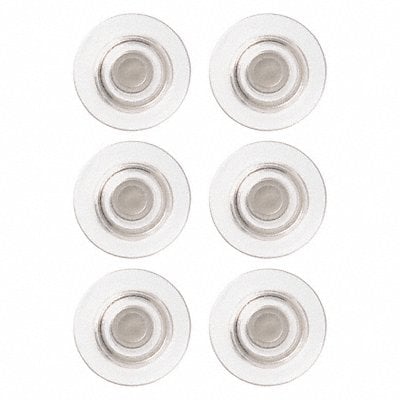 Magnets 29/64 in W Clear PK6 MPN:85391