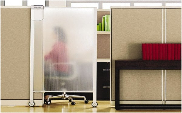 Office Cubicle Workstations & Worksurfaces, Cubicle Workstation Type: Privacy Screen , Material: Aluminum, Polycarbonate , Overall Width: 38in  MPN:QRTWPS2000