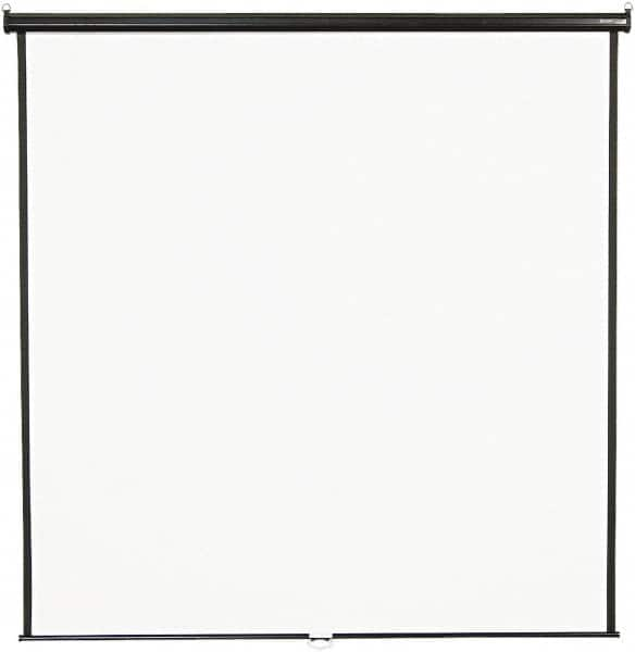 Wall or Ceiling Projection Screen, 84 x 84, White Matte Finish MPN:QRT684S