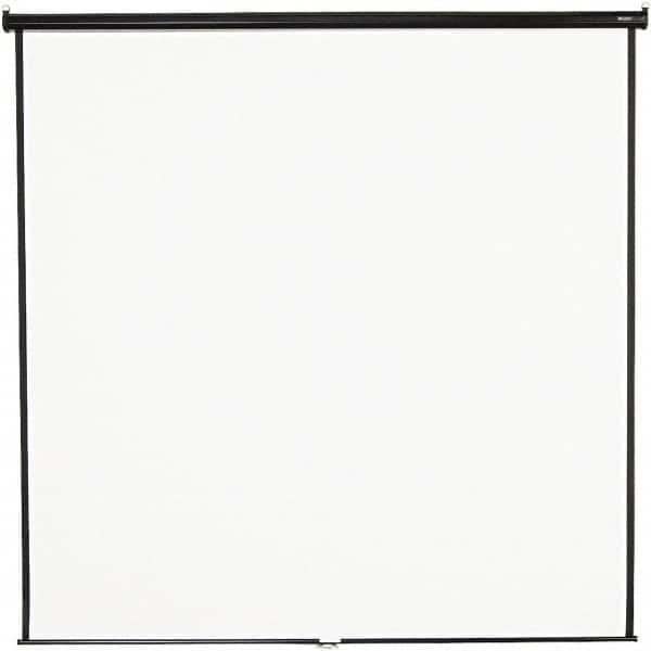 Wall or Ceiling Projection Screen, 96 x 96, White Matte Finish MPN:QRT696S