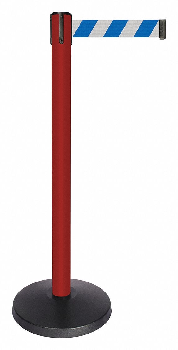 Barrier Post Red Blue/White Striped Belt MPN:QPLUS-21-D1