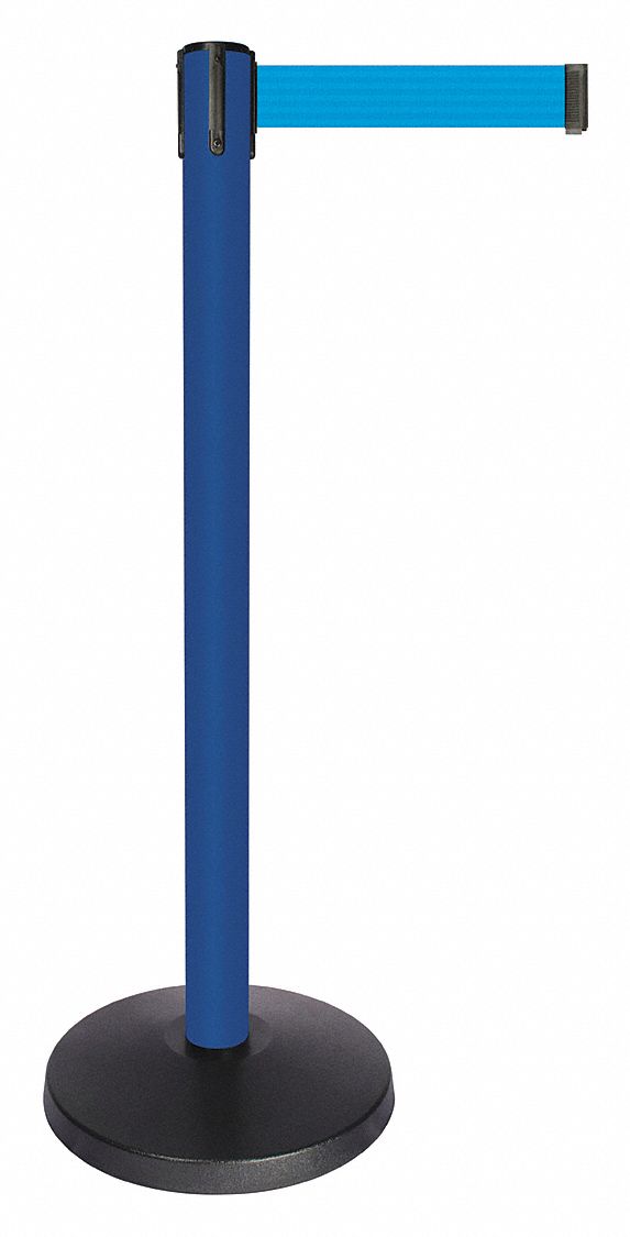 Barrier Post Blue Post Light Blue Belt MPN:QPLUS-23-L3