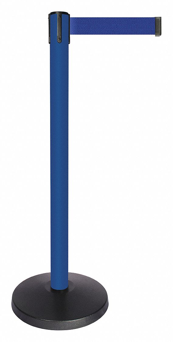 Barrier Post w/Belt Blue Post Blue Belt MPN:QPLUS-23-L5