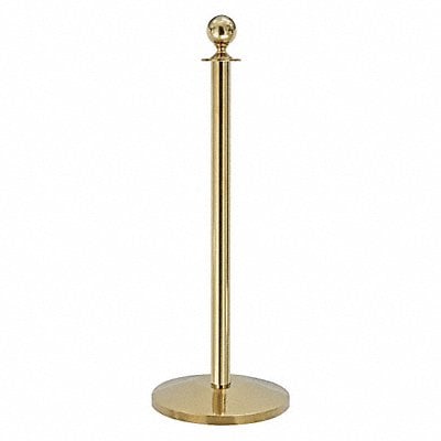 Ball Top Rope Post Polished Brass 39 in. MPN:QWAY312-2P