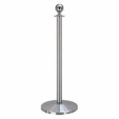 Ball Top Rope Post Satin Stainless Steel MPN:QWAY312-3S