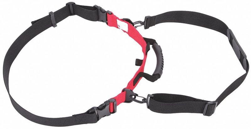 Turnout Gear Strap Red/Black 50 L MPN:RB-MS-TOGS