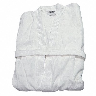 Bathrobe Belted Cotton White PK12 MPN:X70200