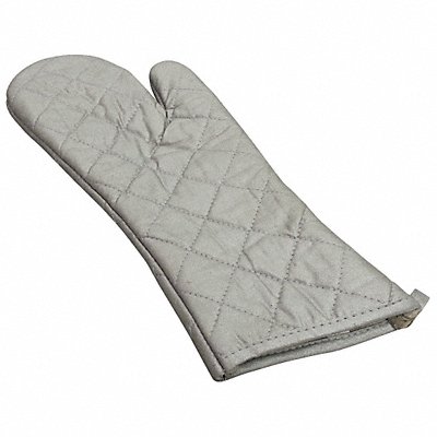 Oven Mitt Hand Shaped Silver 13in MPN:01301