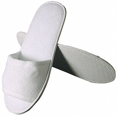 Slippers Open Toe Terry White PK25 MPN:X70500