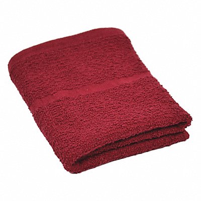 Hand Towel 16x27 In Burgundy PK12 MPN:71626