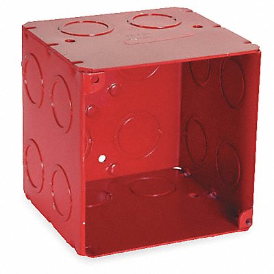 Electrical Box 40.5 cu in Red 2 Gang MPN:911-2