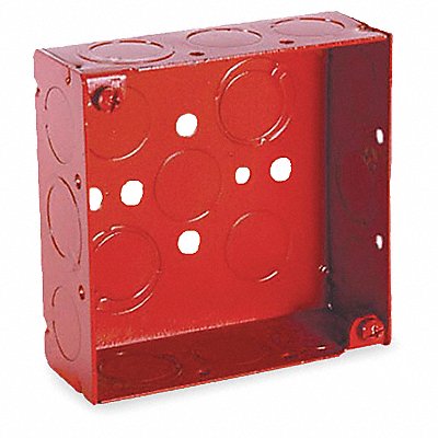 Electrical Box Square 21 cu in Red MPN:911-9