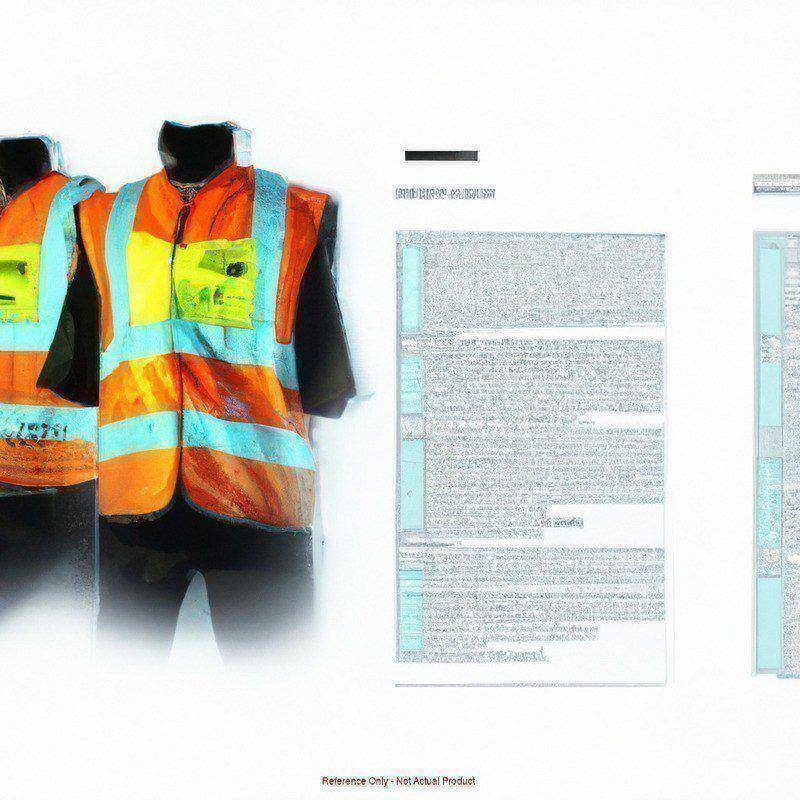 2 Tone Class Ii Safety Vests Large Mini MPN:SV225-2ZGM-L