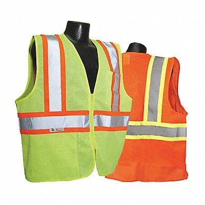 2 Tone Class Ii Safety Vests X Large Mi MPN:SV225-2ZGM-XL