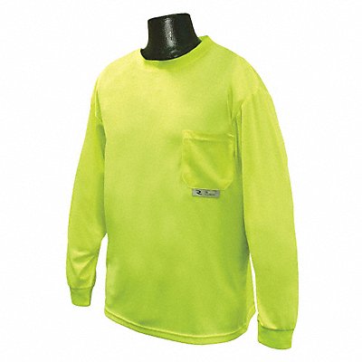Long Sleeve T-Shirt 3XL 28 in Green MPN:ST21-NPGS-3X