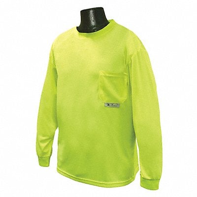 Long Sleeve T-Shirt Unisex M 20 in Grn MPN:ST21-NPGS-M