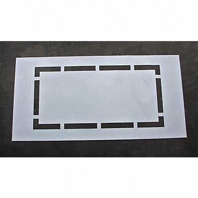 Athletic Stencil Batters Box 36 in 1/8 MPN:STL-108-6490