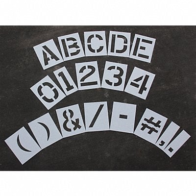 Pavement Stencil 12 in Mega Kit 1/8 MPN:STL-108-8128