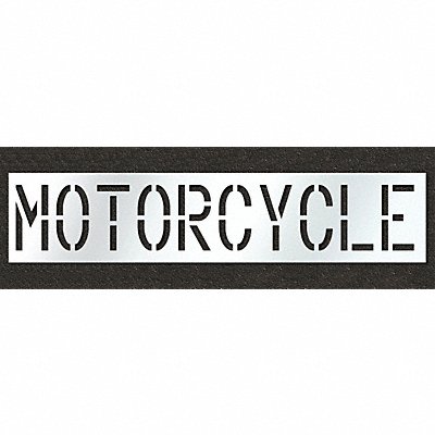 Pavement Stencil Motorcycle 18 in MPN:STL-116-71816