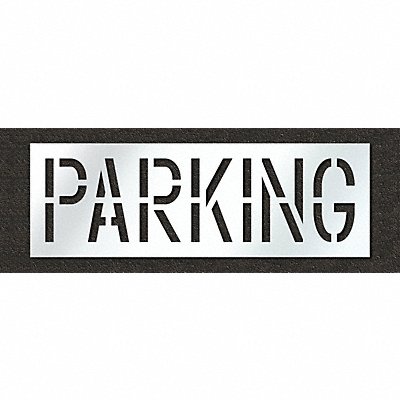 Pavement Stencil Parking 18 in MPN:STL-116-71822