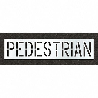 Pavement Stencil Pedestrian 18 in MPN:STL-116-71825