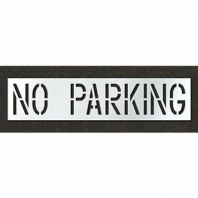Pavement Stencil No Parking 18 in MPN:STL-116-71832