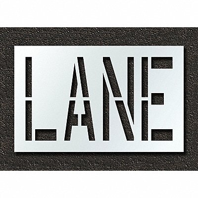 Pavement Stencil Lane 24 in MPN:STL-116-72402