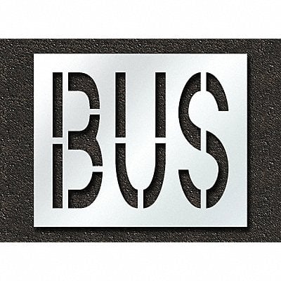 Pavement Stencil Bus 24 in MPN:STL-116-72415