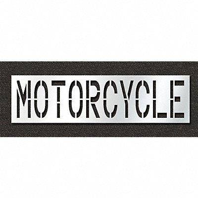 Pavement Stencil Motorcycle 24 in MPN:STL-116-72416