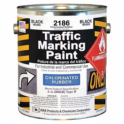 Traffic Zone Marking Paint 1 gal Black MPN:2186-01