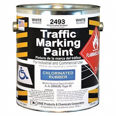 Traffic Zone Marking Paint 1 gal White MPN:2493-01