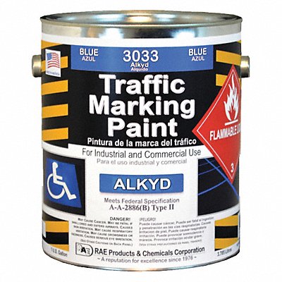 Traffic Zone Marking Paint 1 gal Blue MPN:3033-01