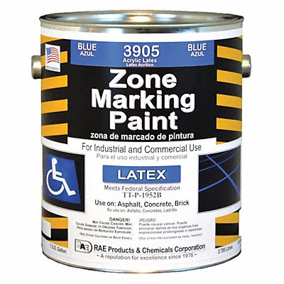 Traffic Zone Marking Paint 1 gal Blue MPN:3905-01