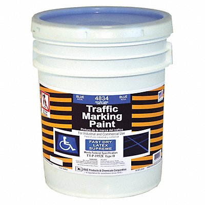 Traffic Zone Marking Paint 5 gal Blue MPN:4834