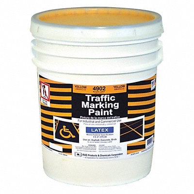 Traffic Zone Marking Paint 5 gal Yellow MPN:4902-05