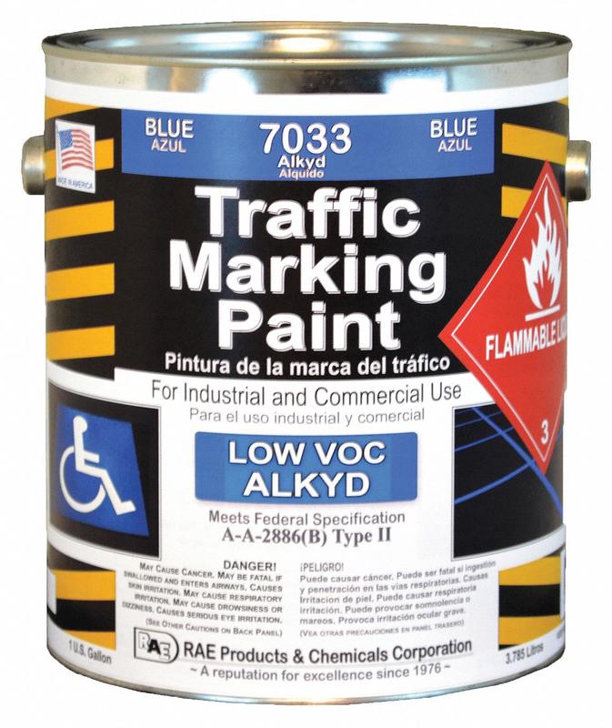 Traffic Zone Marking Paint 1 gal Blue MPN:7033-01