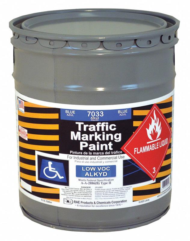 Traffic Zone Marking Paint 5 gal Blue MPN:7033-05