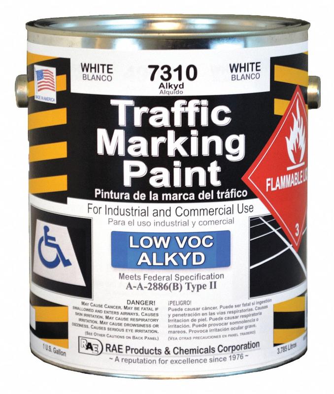 Traffic Zone Marking Paint 1 gal White MPN:7310-01