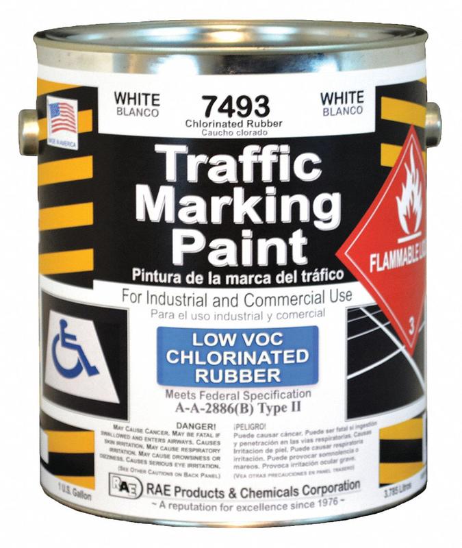 Traffic Zone Marking Paint 1 gal White MPN:7493-01