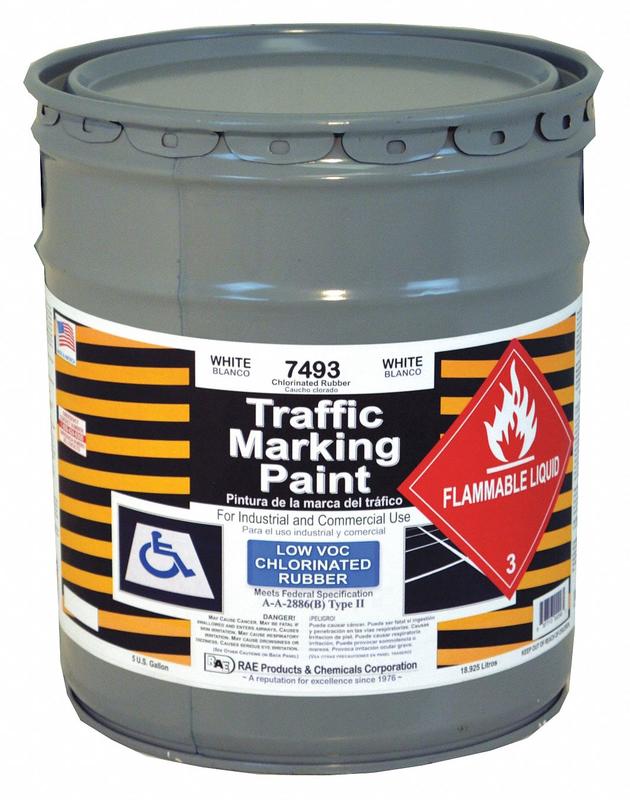 Traffic Zone Marking Paint 5 gal White MPN:7493-05