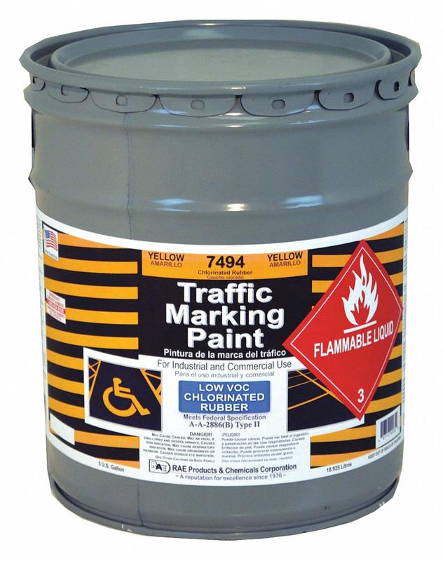 Traffic Zone Marking Paint 5 gal Yellow MPN:7494-05