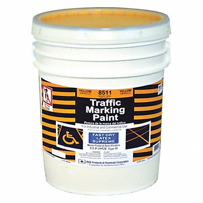 Traffic Zone Marking Paint 5 gal Yellow MPN:8511