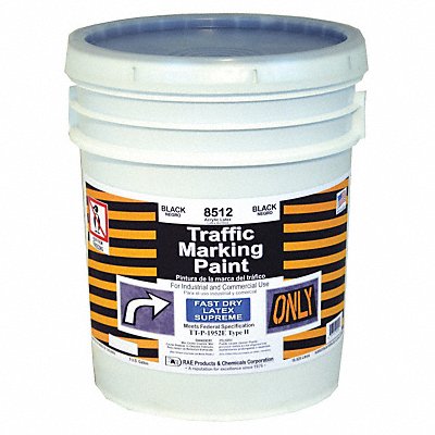 Traffic Zone Marking Paint 5 gal Black MPN:8512